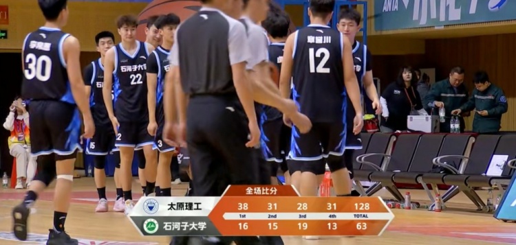 CUBAL-曹芷豪21+5+12 陈子豪21+9 太原理工65分胜石河子大学